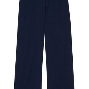 DONNI. Navy Straight Leg Pants